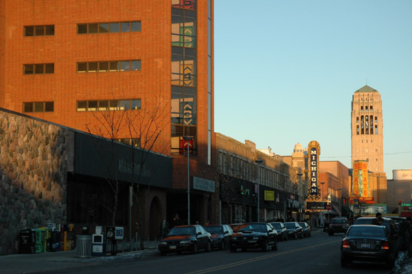 Burton Tower at Sunset