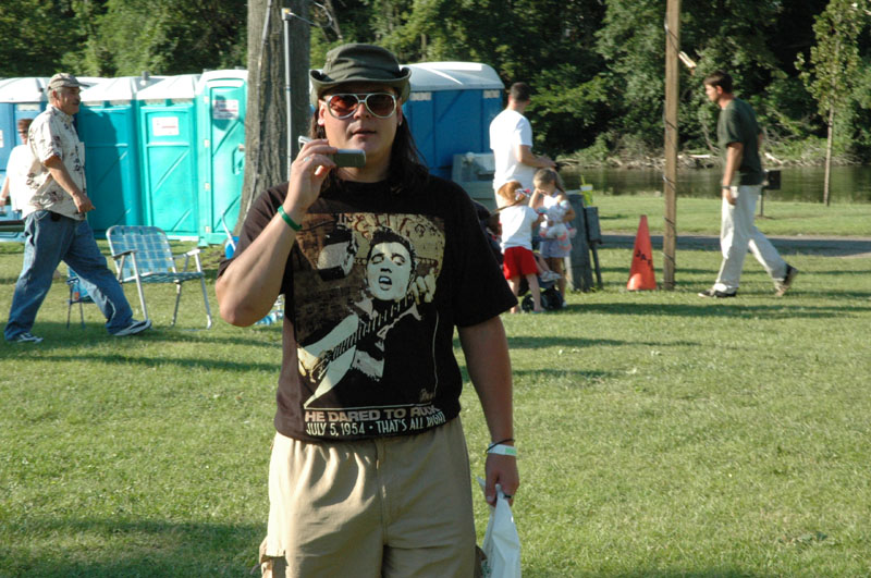 Elvis Shirt and Sunglasses