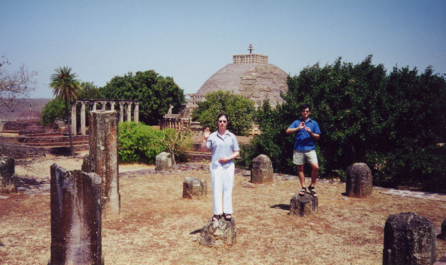 Sanchi - Stupa with Figures